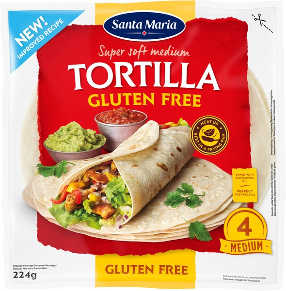 Tortilla gluten free  224g
