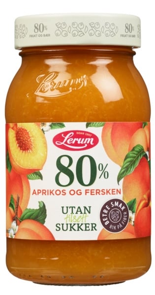 Apricot-peach jam no sugar  335g