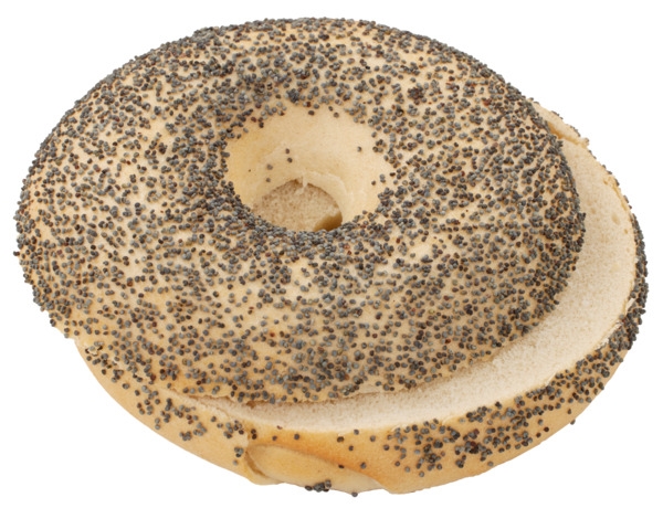 Bagel valmuefrø delt tin server  30x120g