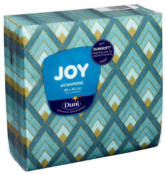 Serviett dunisoft 40cm festive wonder   60stk