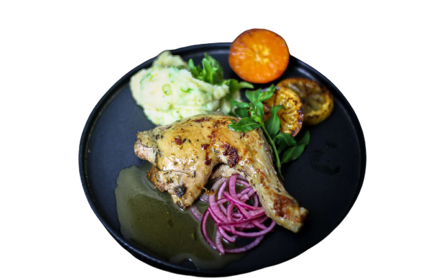 Konfiterte kyllinglår m/hvitløk og timian 490g