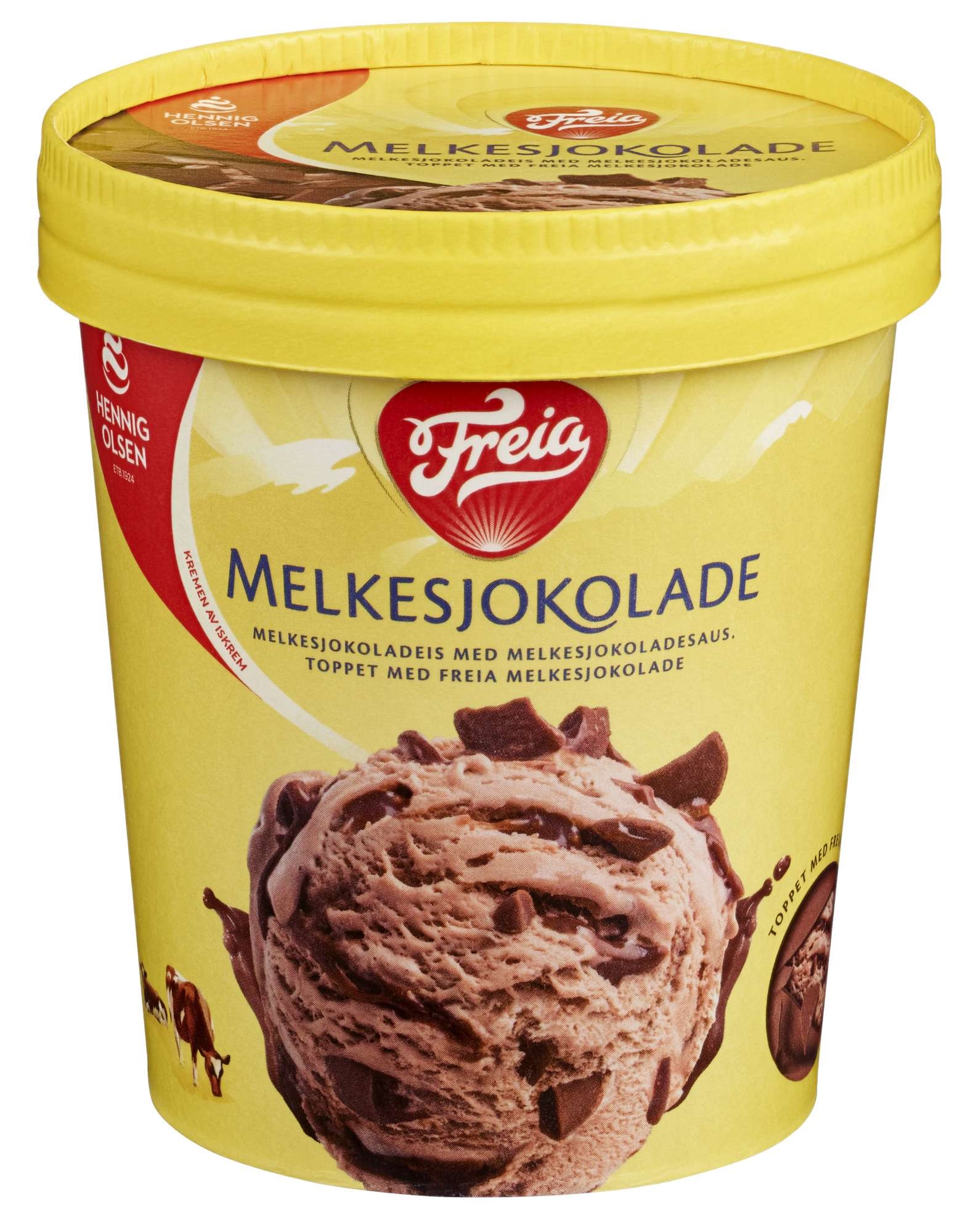 Freia milk chocolate cream ice cup   0,45l