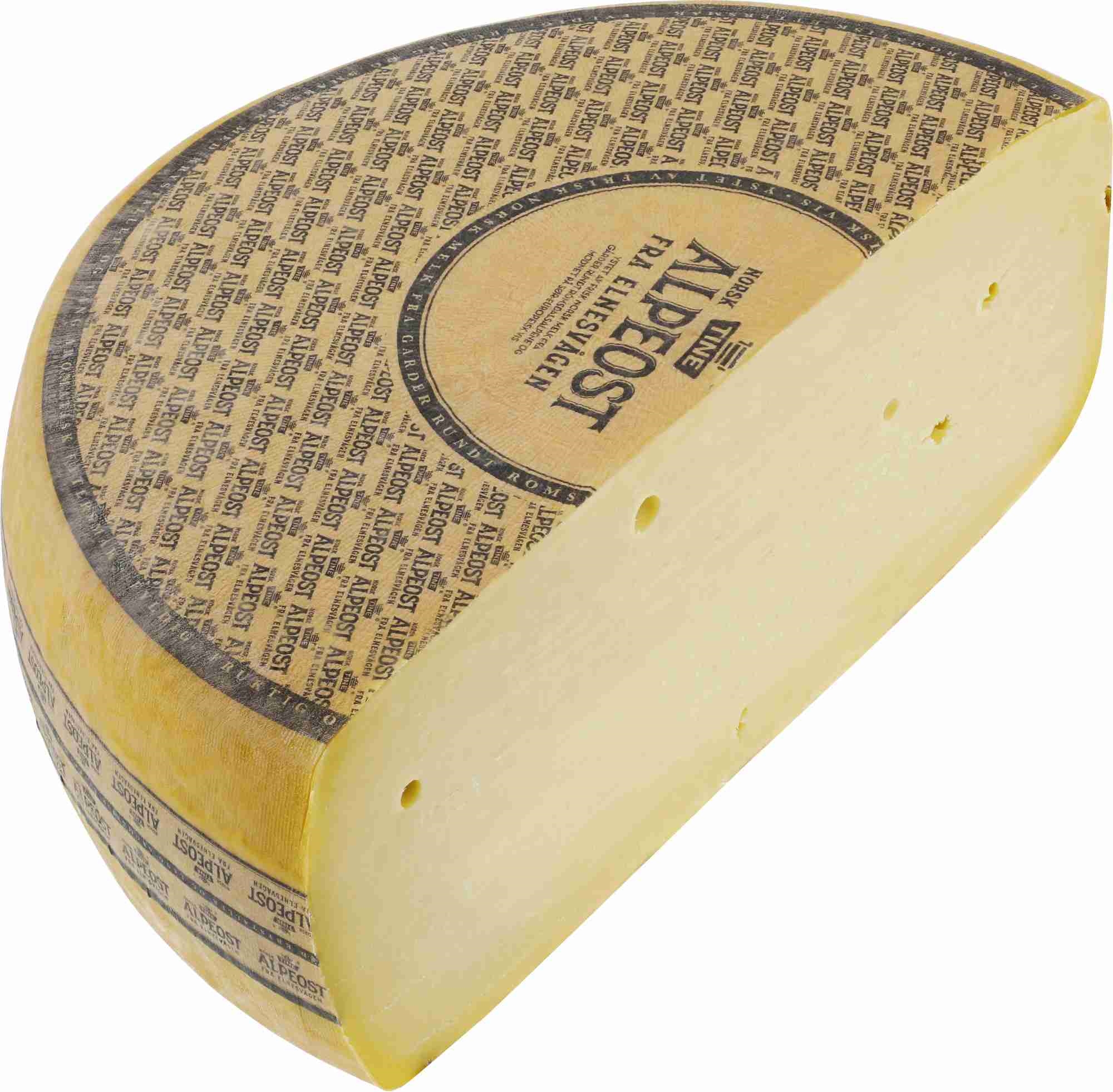 Vellagret norsk alpeost 5kg