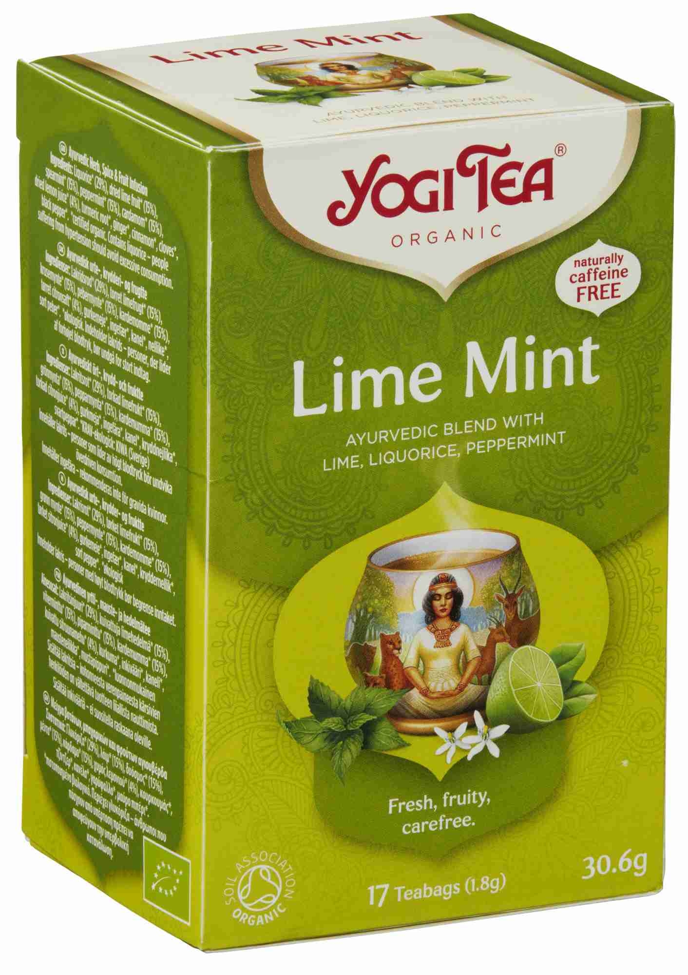 Te lime mint økol. 17pos 30,6g