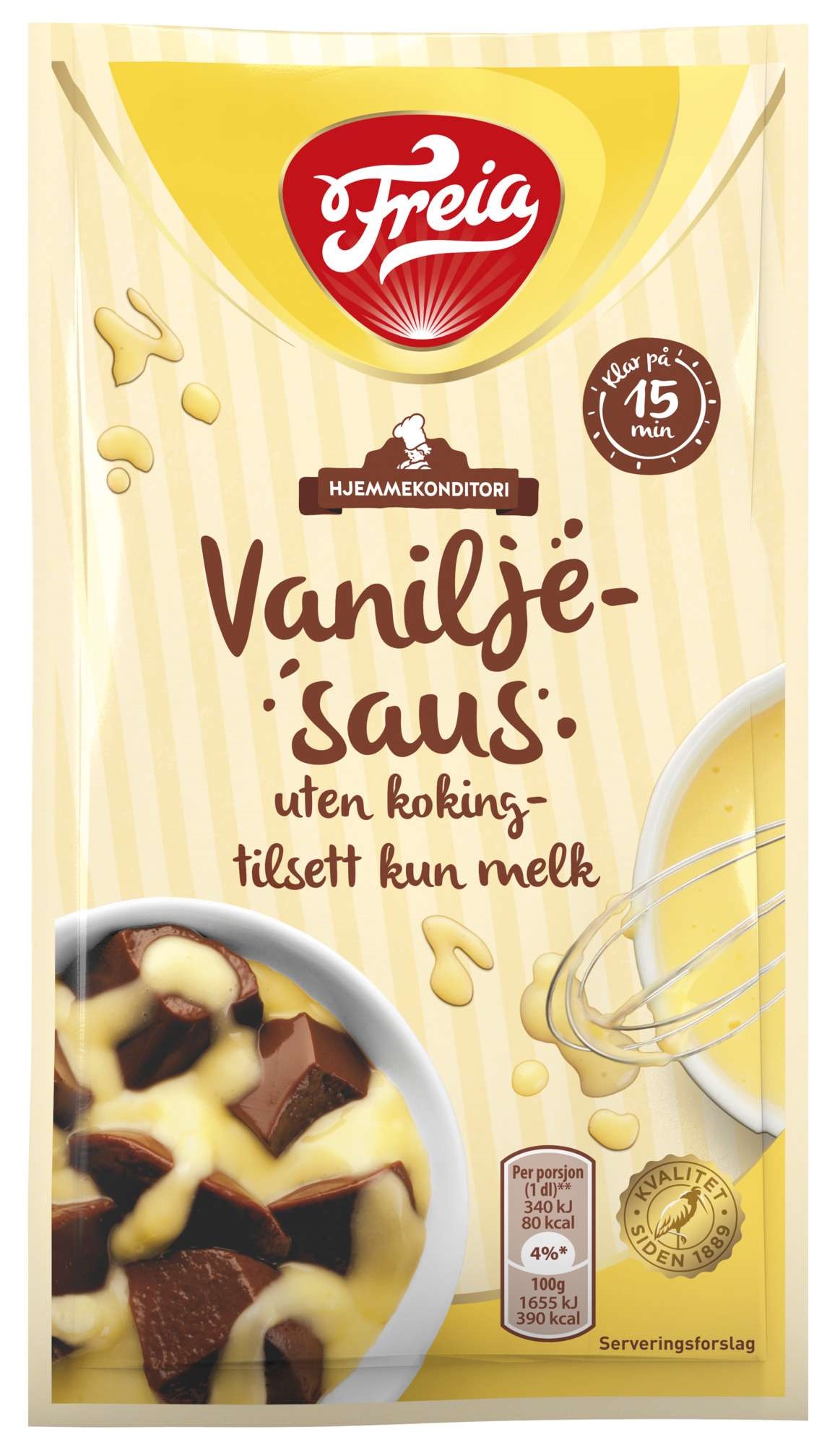 Vanilla sauce, instant    56g