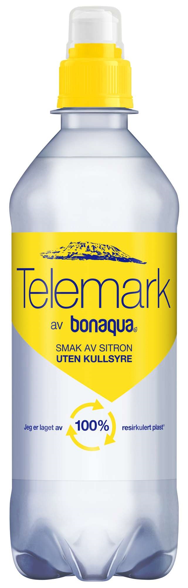 Telemark kildevann u/kullsyre m/sportscap sitron 24x0,5l