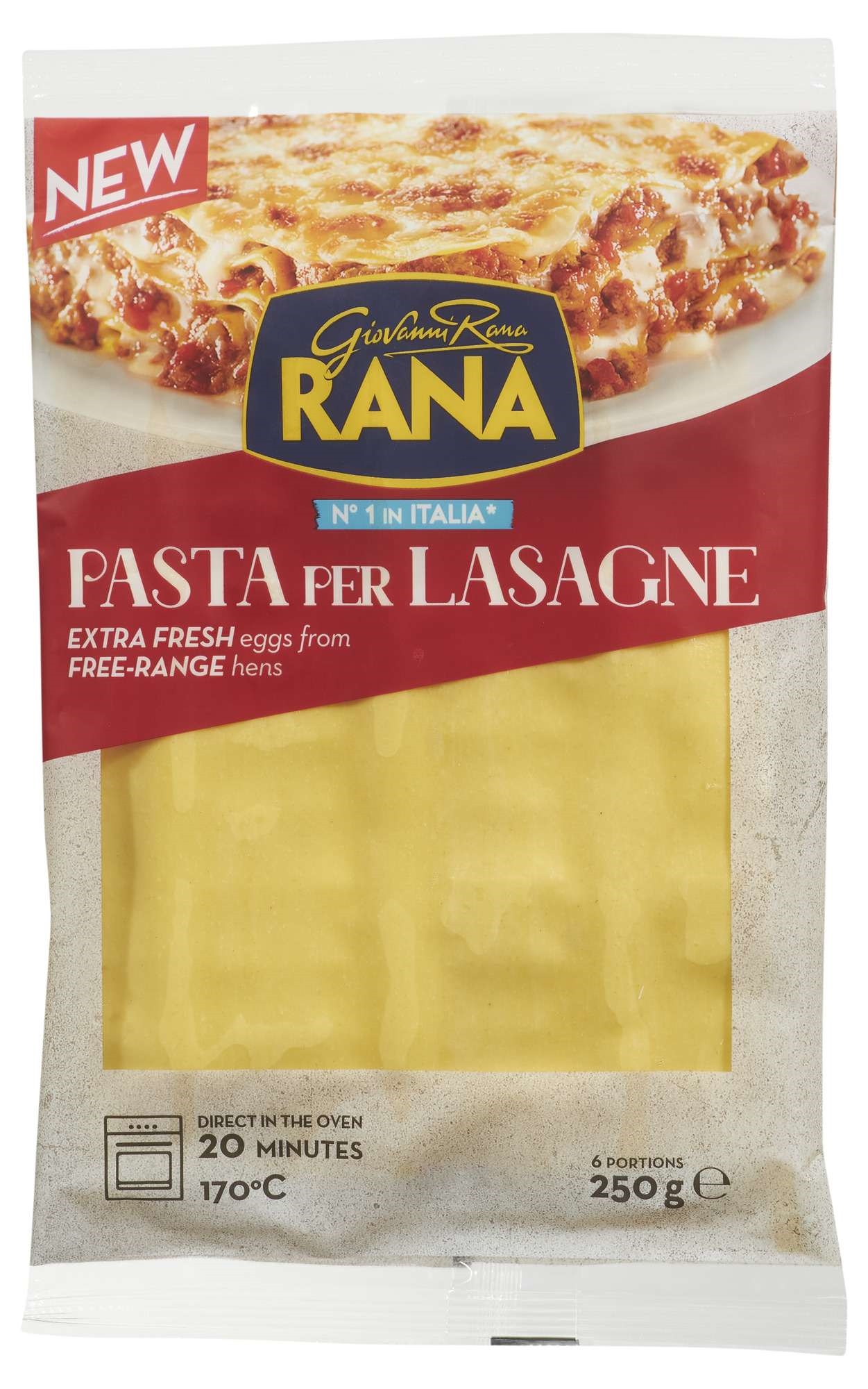 Fresh pasta lasagna 250g