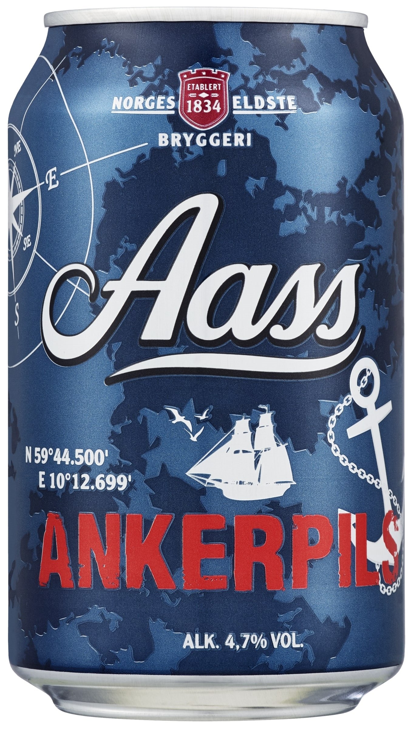 Aass ankerpils 12pk bx   4,7%   24x33cl