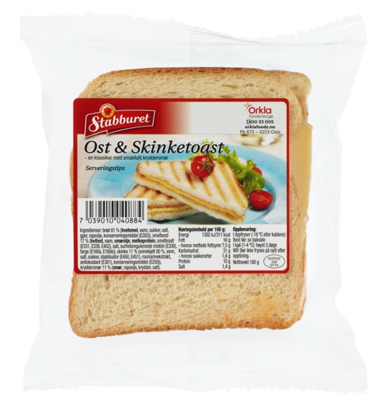 Ost & skinketoast stabb. 24x95g