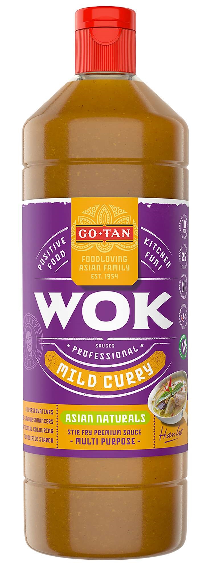 Wok sauce mild curry    1,11kg
