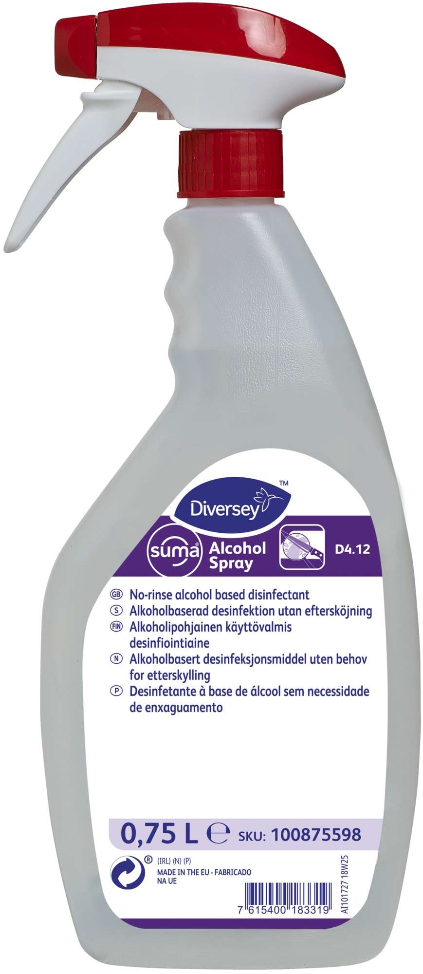 Suma alcohol spray d4