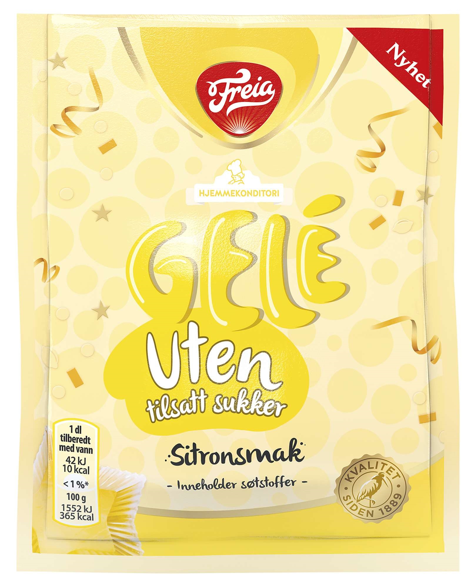 Sitrongele uten sukker 14g