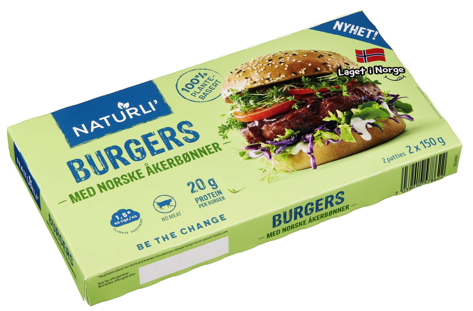 Burgers åkerbønner & erter 2x150g