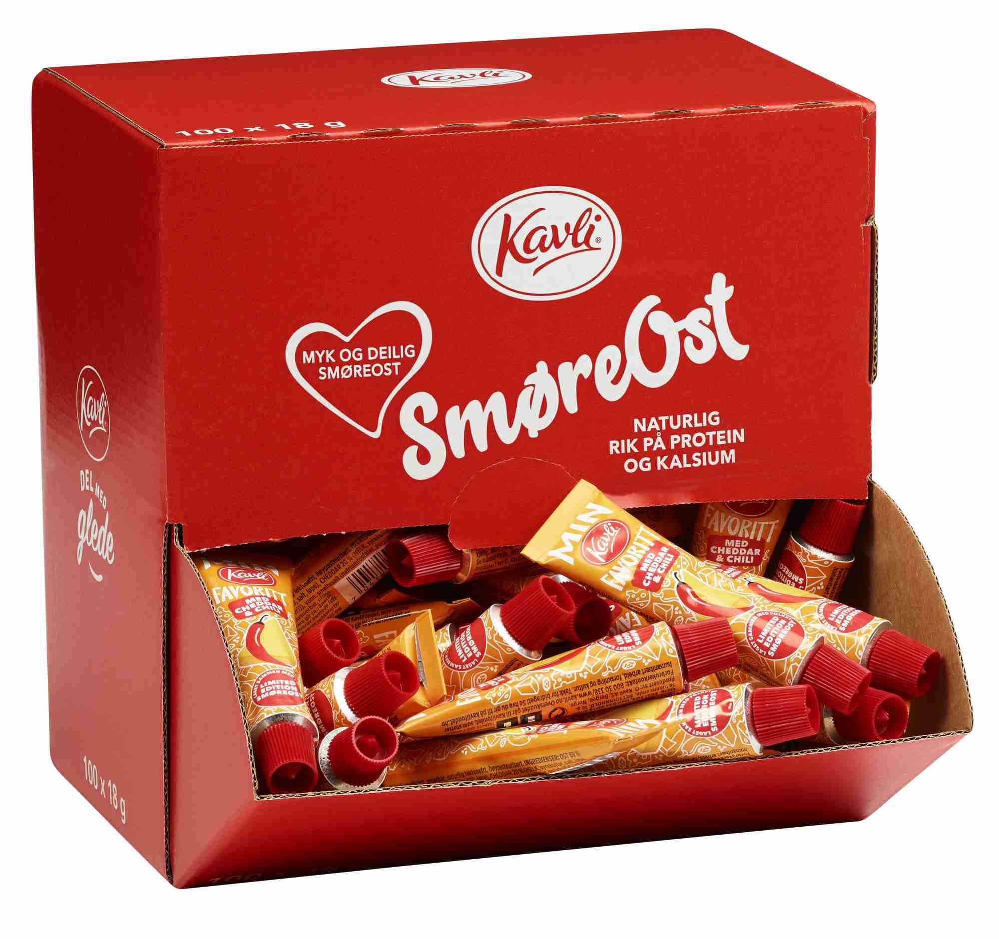 Min kavlifavoritt cheddar & chili ost 18g