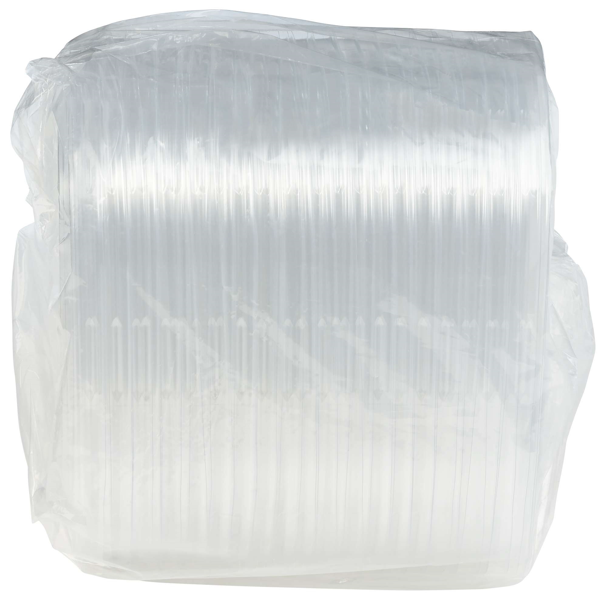Lid brick large rpet transparant 1200ml  40pce