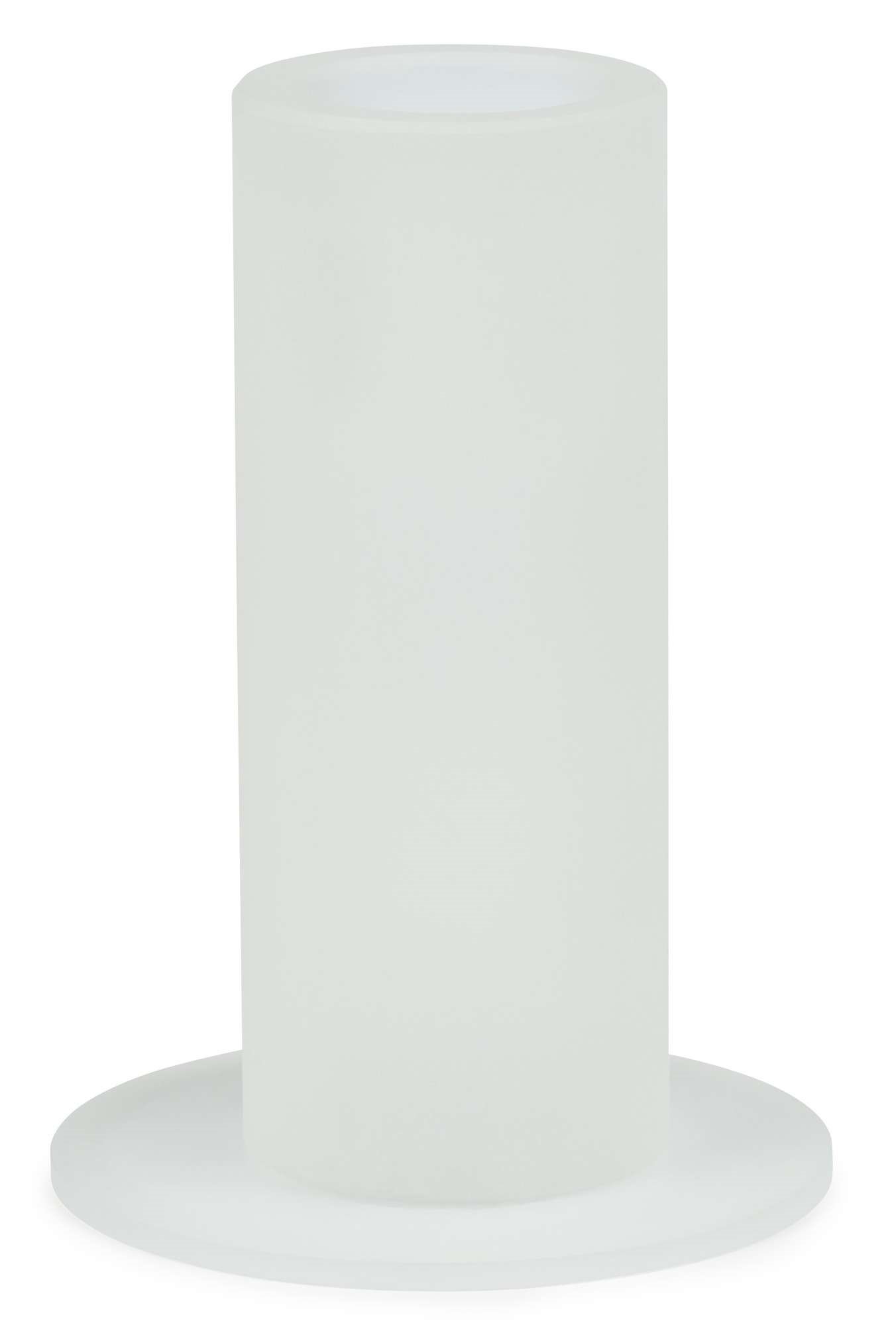 Lysholder icicle 11cm frosted  1stk