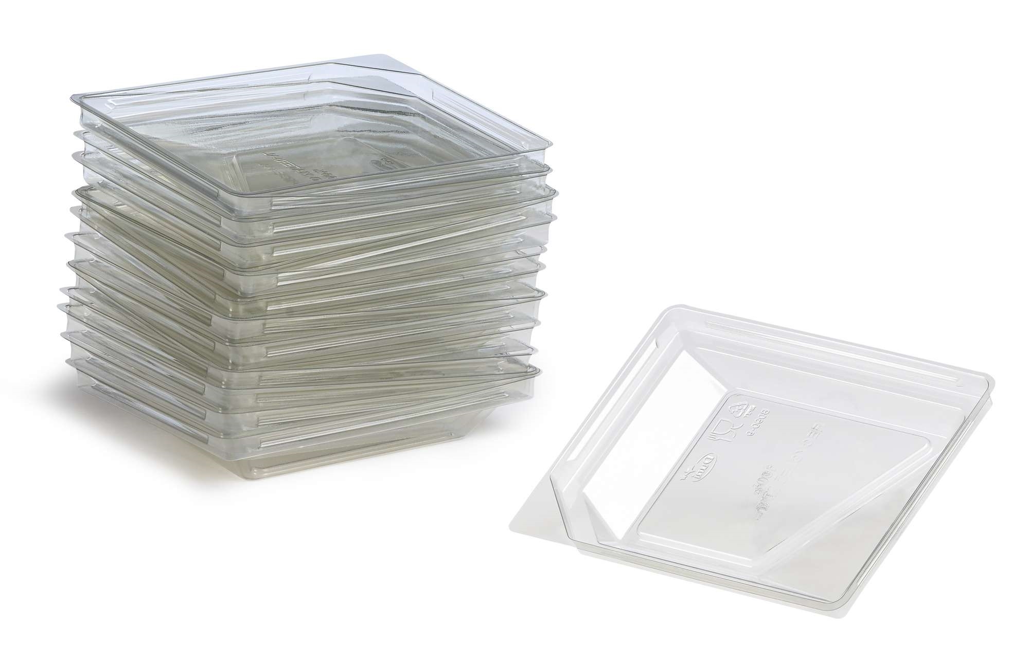 Duniform lokk til rpet polardeli mini transparent 630stk