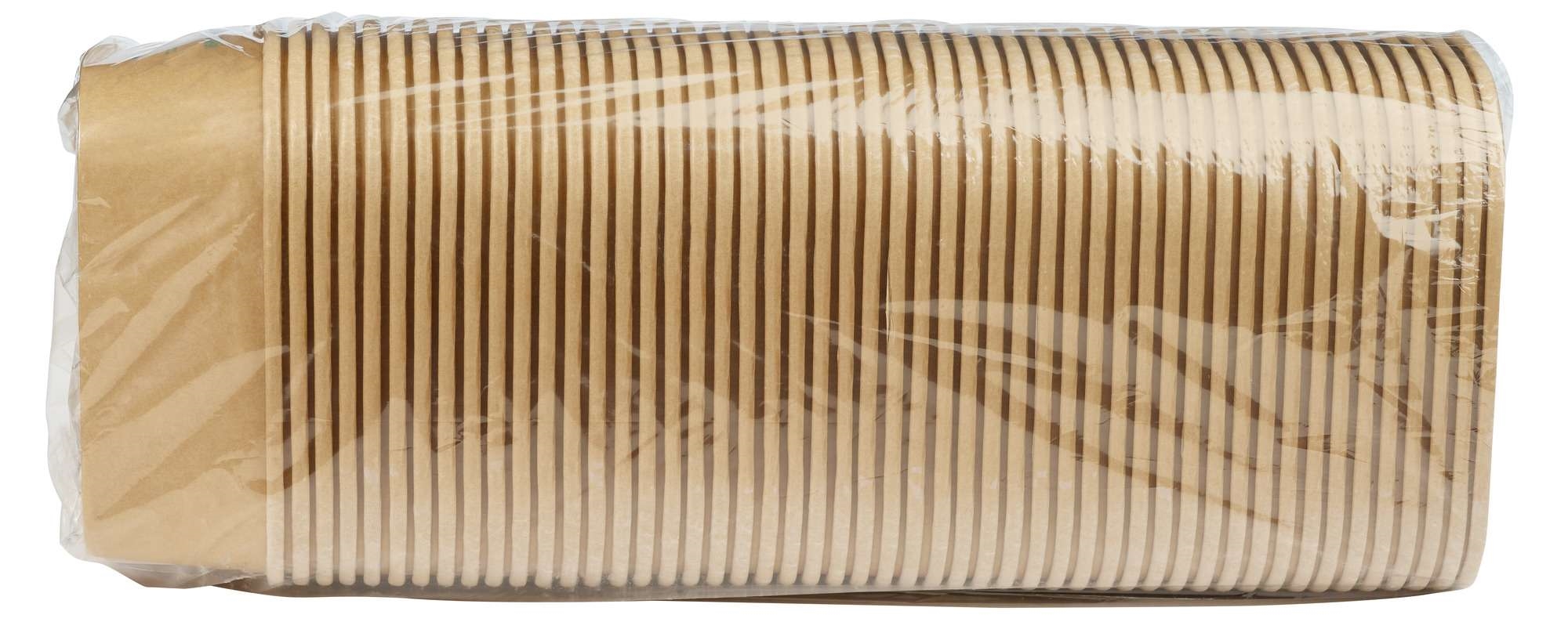 Box brick medium pap/pla brun 750ml  50stk