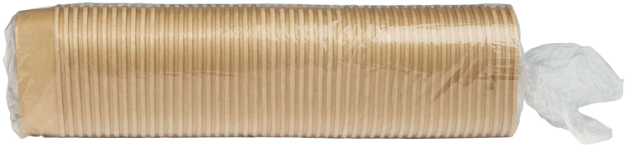 Boks brick mini papp/pla brown 150ml 50stk