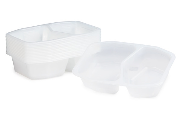 Tray hmr pp tr 2-comp 215x148x50 312stk