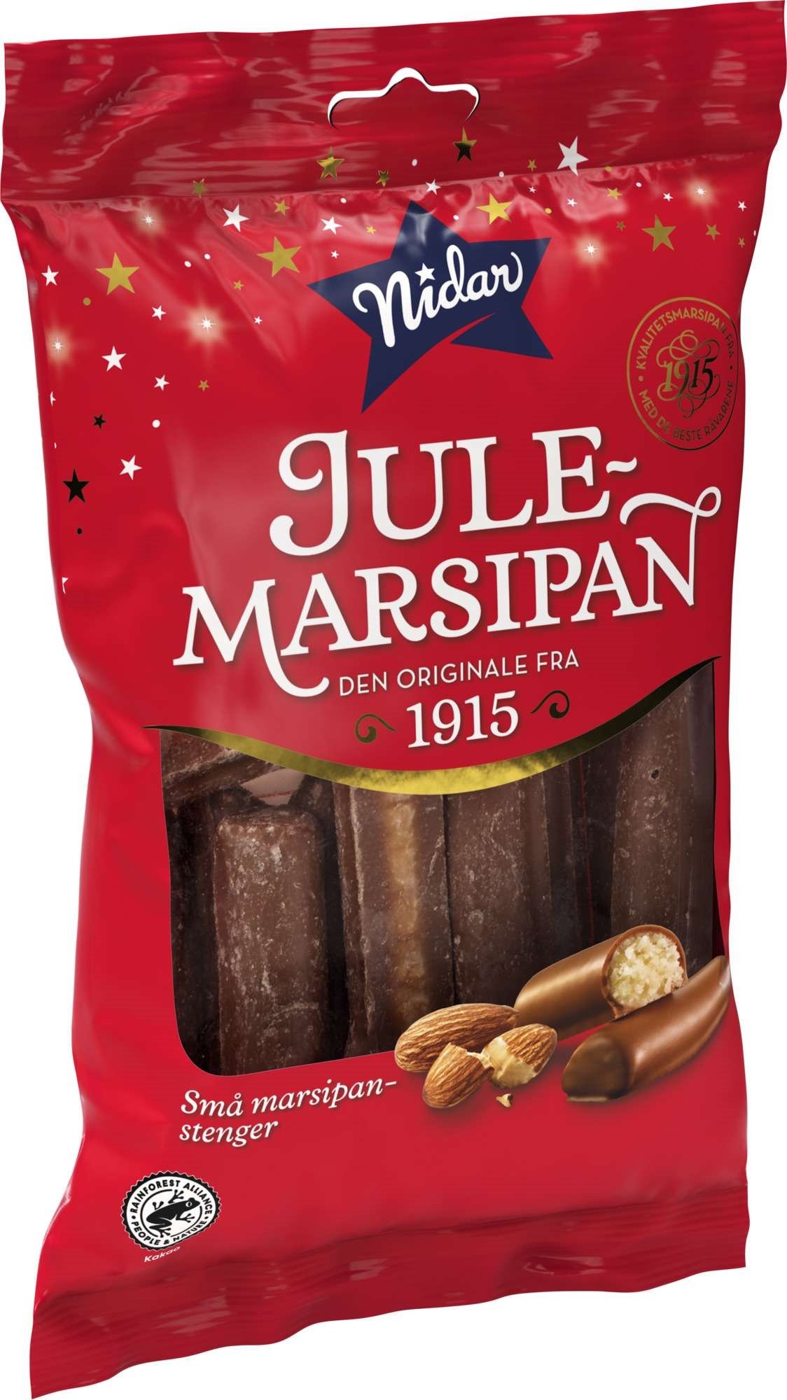 Christmas marzipan small sticks 150g