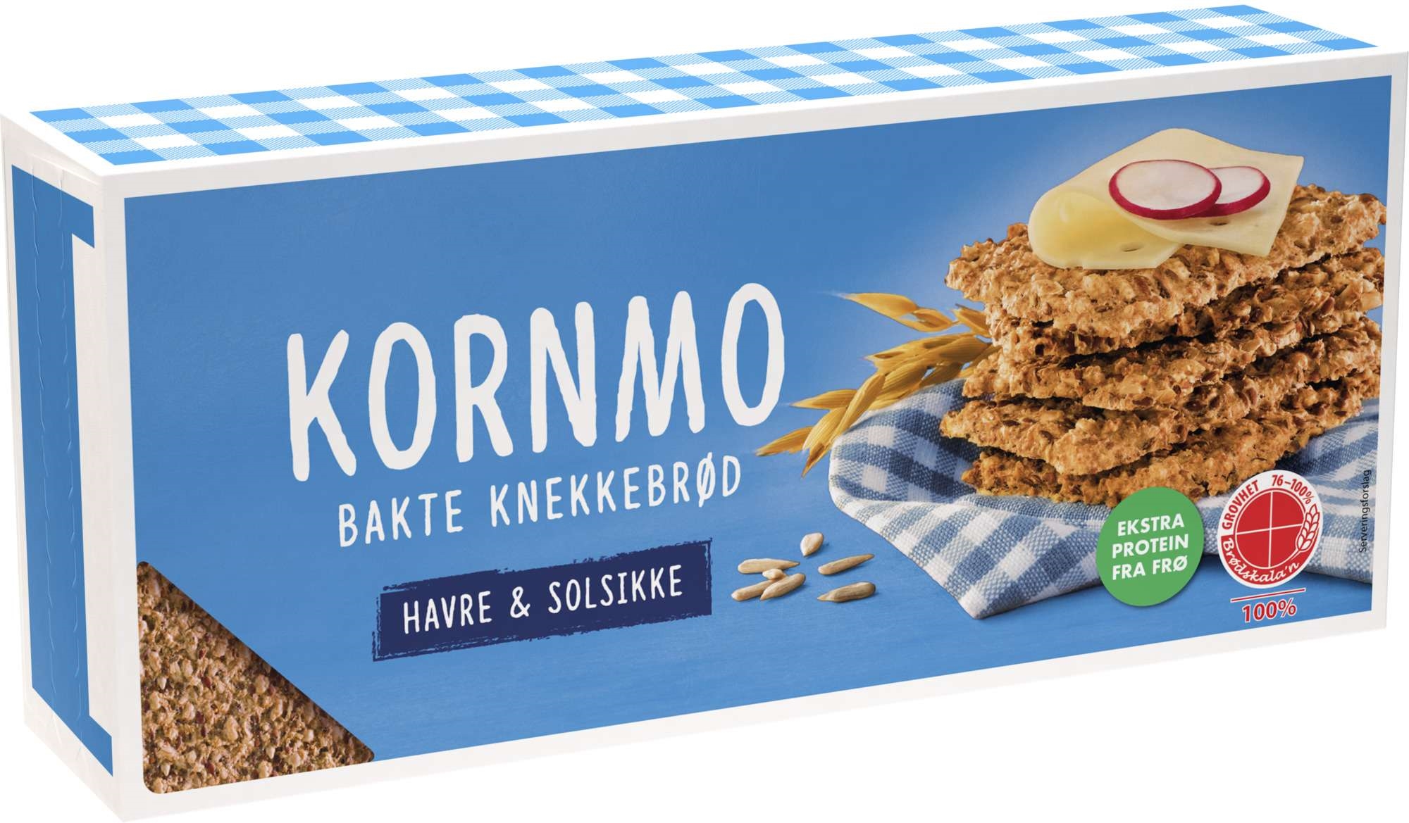 Kornmo crisp bread oats & sunflower seeds 200g