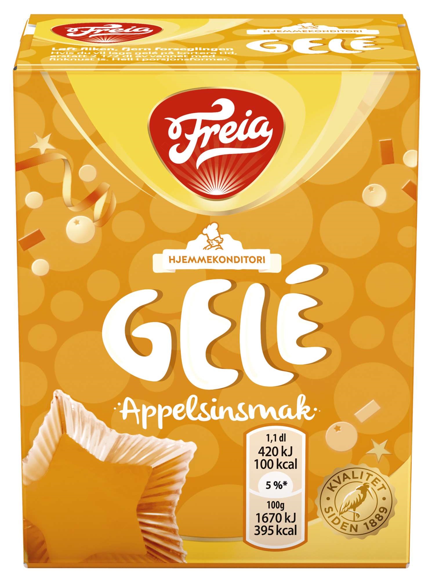 Orange jelly powder     125g