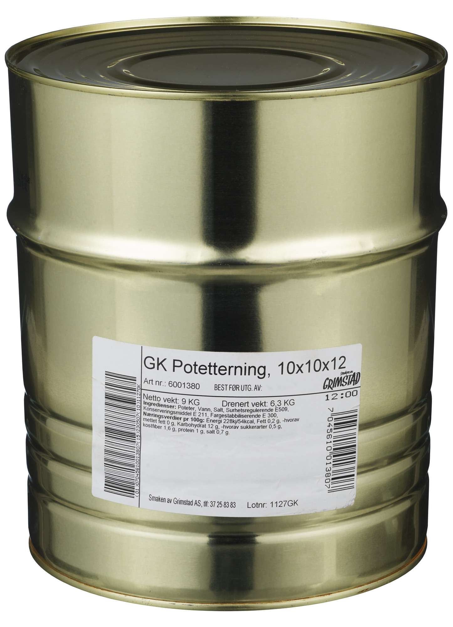 Potetterninger 10x10x12 spann    9l