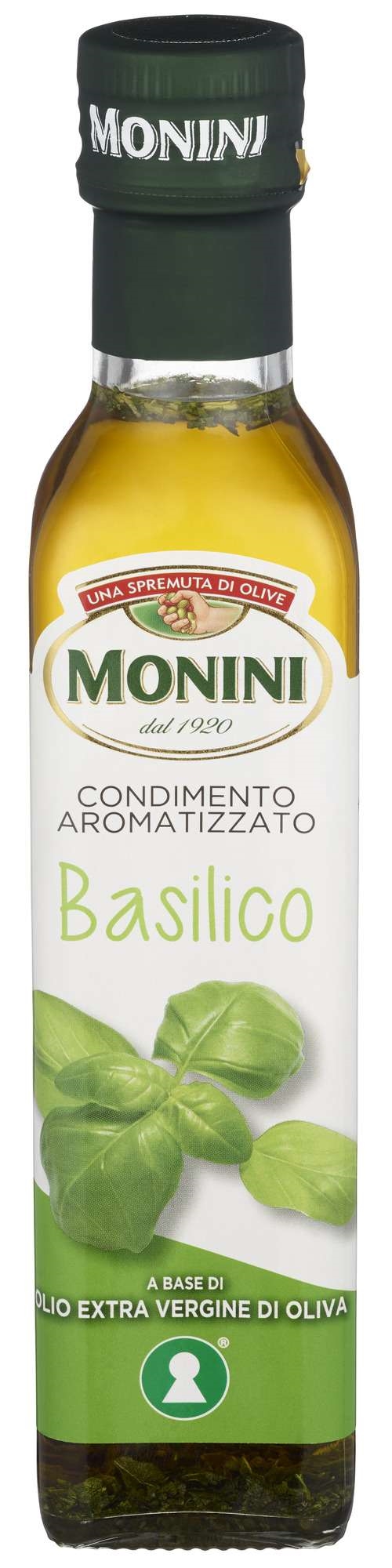 Monini extra virgin olive oil basil   250ml