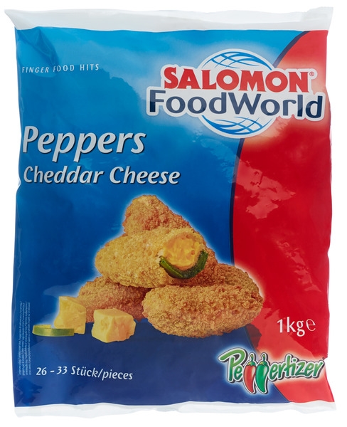 Peppers cheddar cheese   1kg