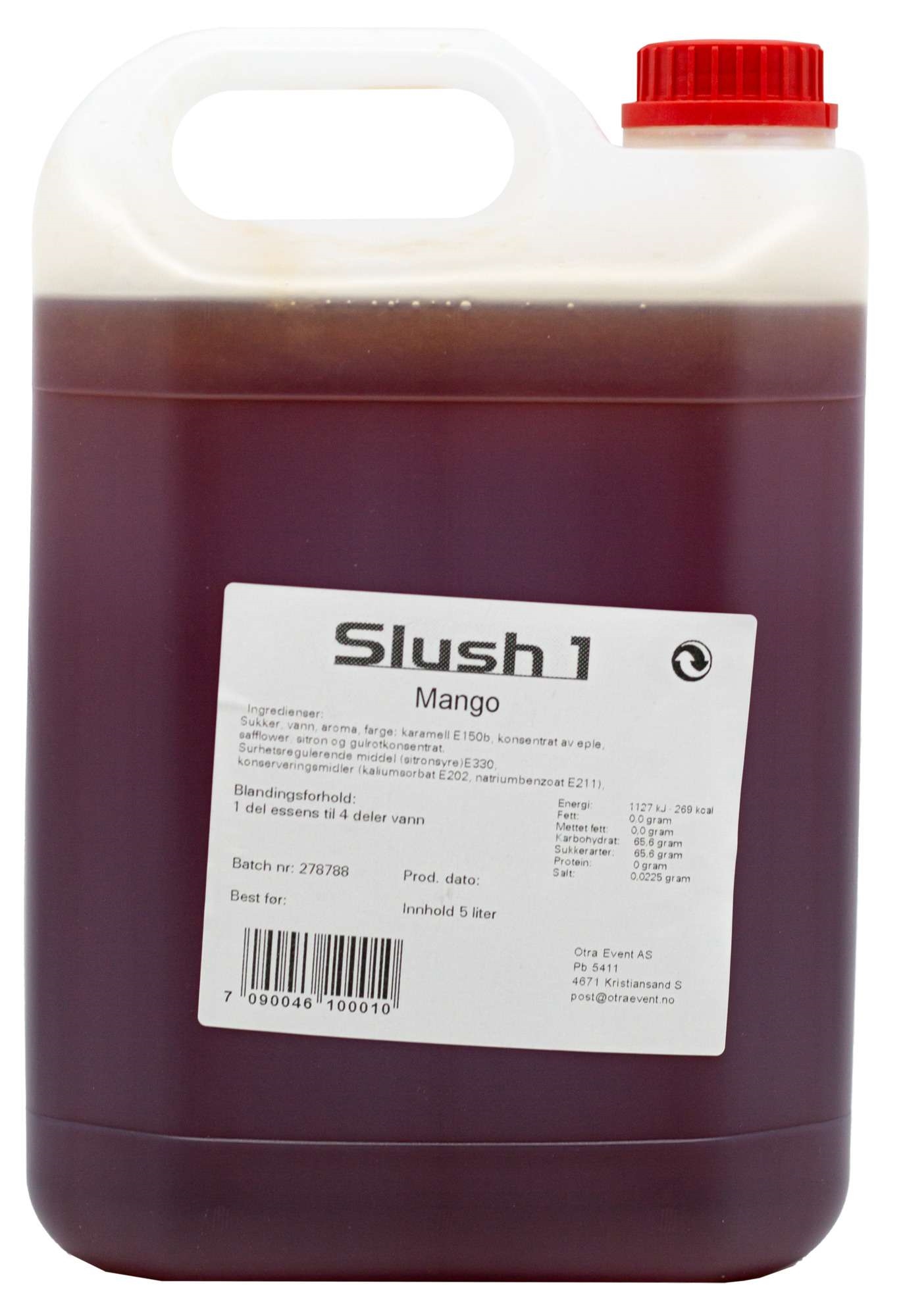 Dream slush mix mango   5l