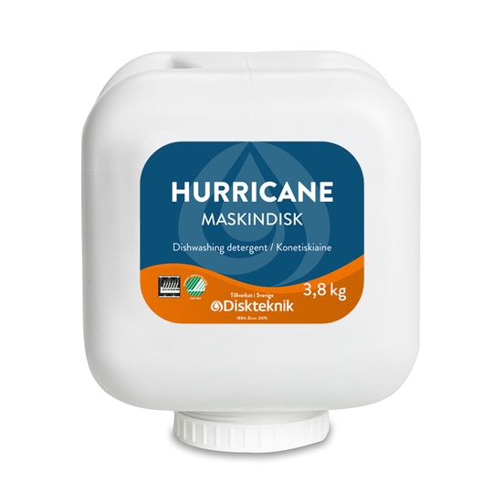Hurricane maskinoppvask 3,8kg