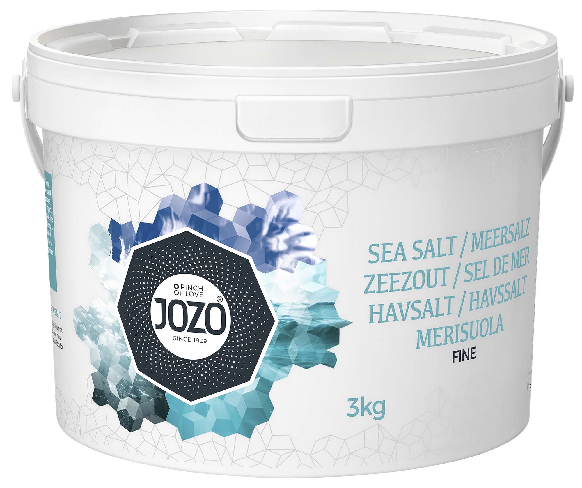 Jozo havsalt fint bøtte  3kg