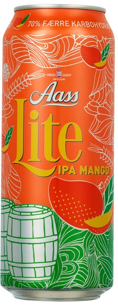 Aass lite ipa mango bx 4,5% 24x50cl