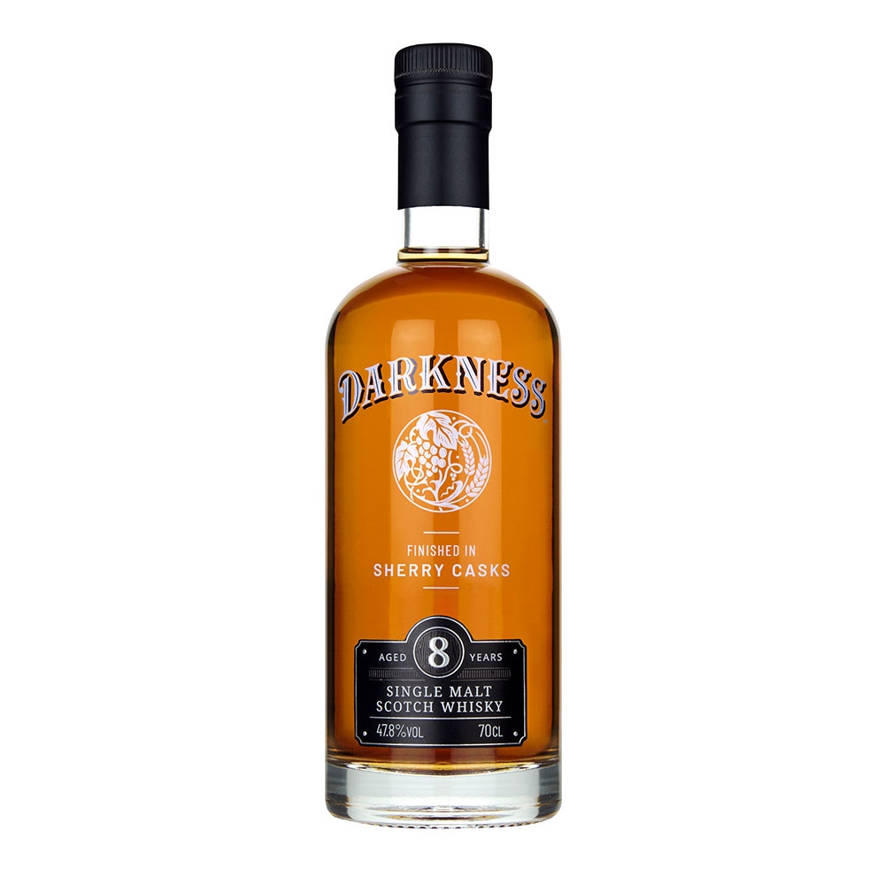 Darkness 8 yo single malt   48%   70cl