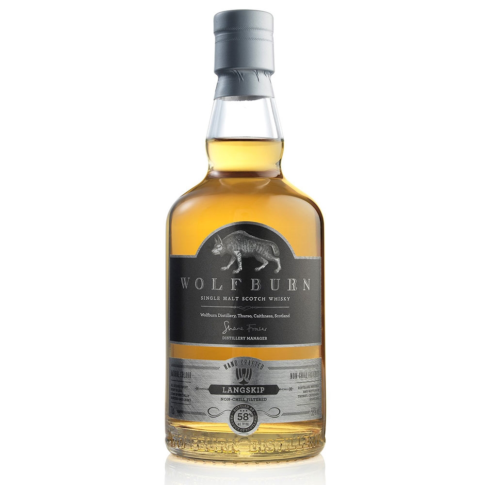 Wolfburn langskip whiskey 58% 70cl