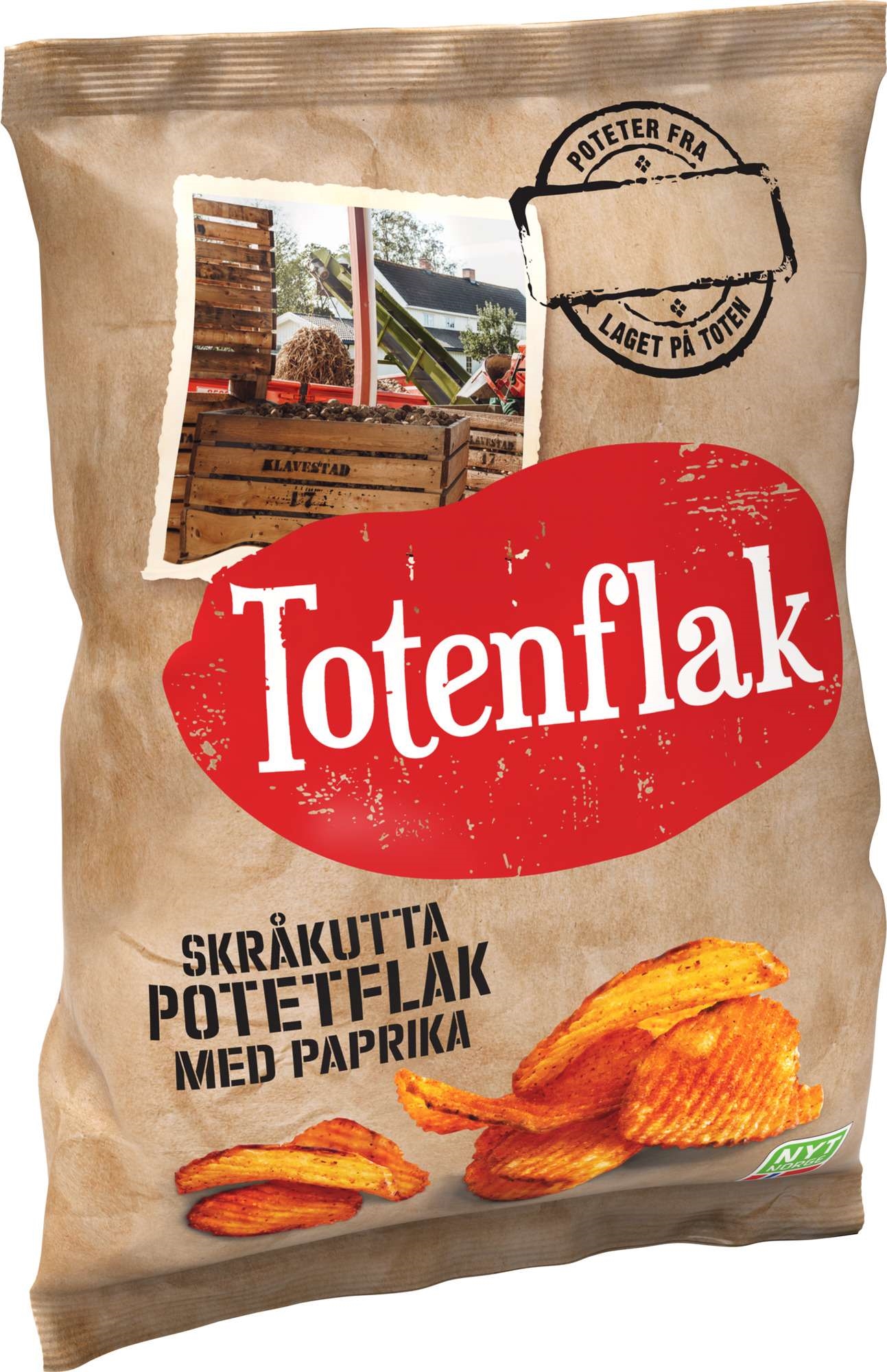 Totenflak skråkutta paprika 180g