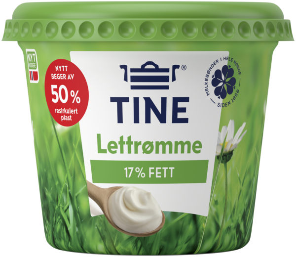 Tine lettrømme beger              300g
