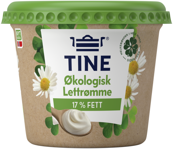 Lettrømme økol. 300g