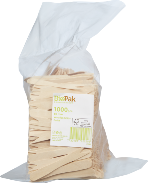 Chips gaffel tre 85mm 1000stk