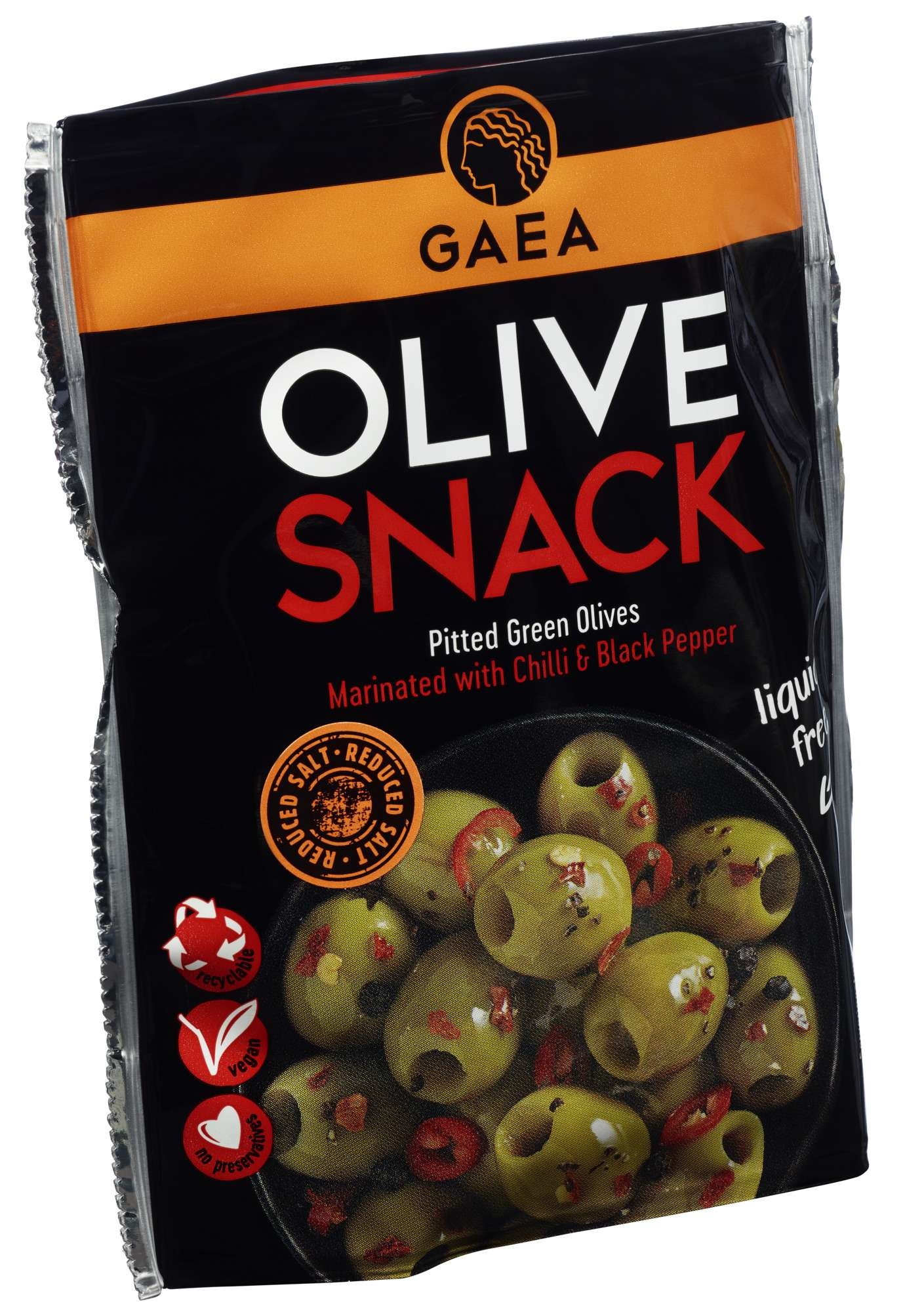 Olive snack chili & black pepper   65g