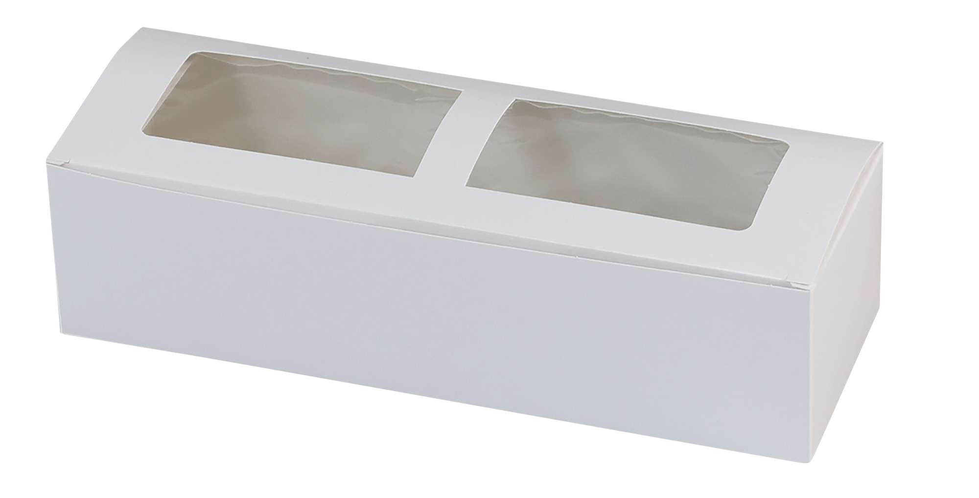 Donuts eske m/vindu 3-pk hvit 300x100x80mm  200stk