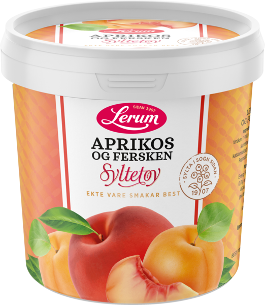 Aprikossyltetøy m/fersken   1kg