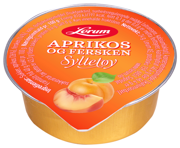 Apricot -peach jam      100x24g