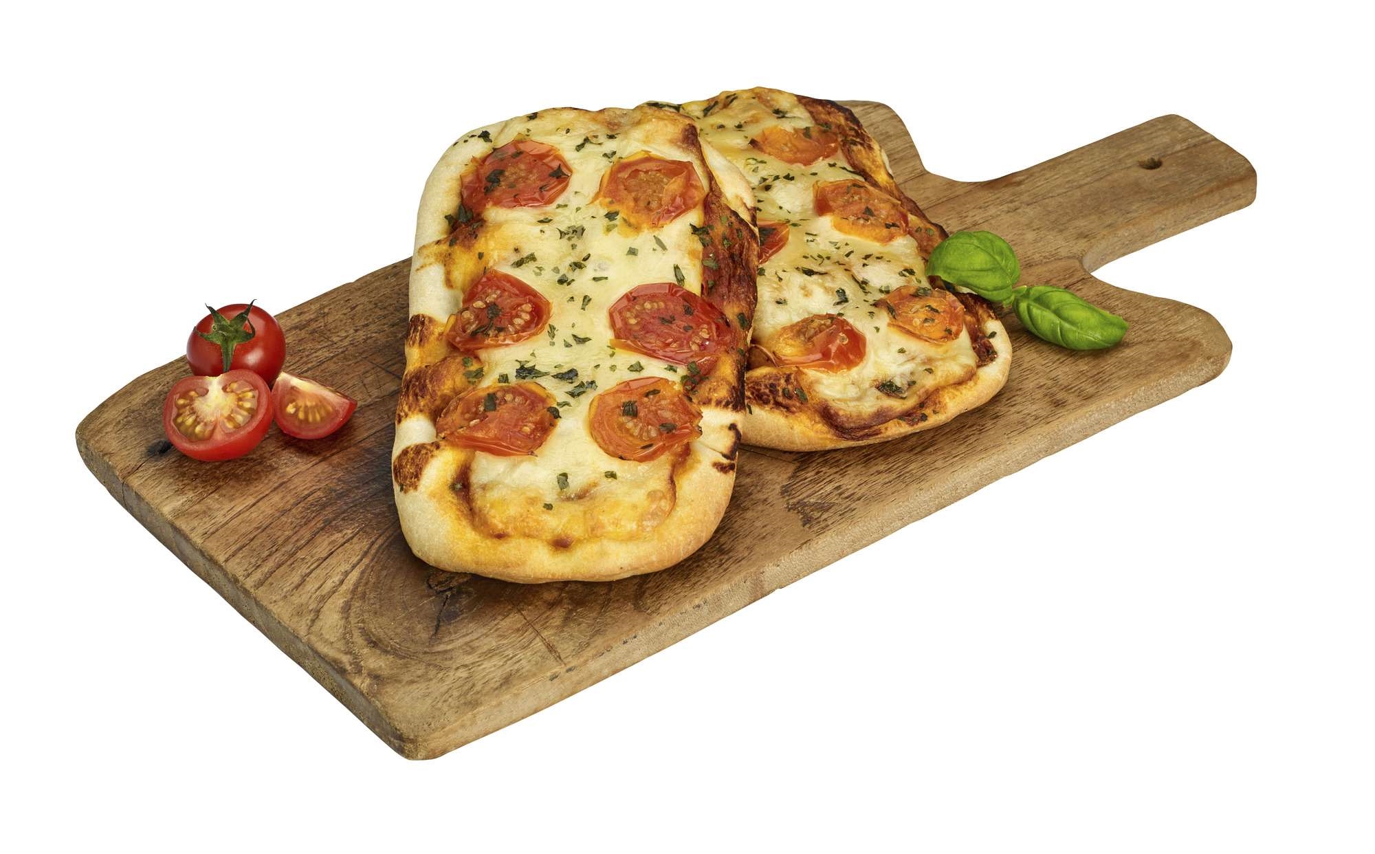 Mini focaccia mozzarella og tomat   36x110g