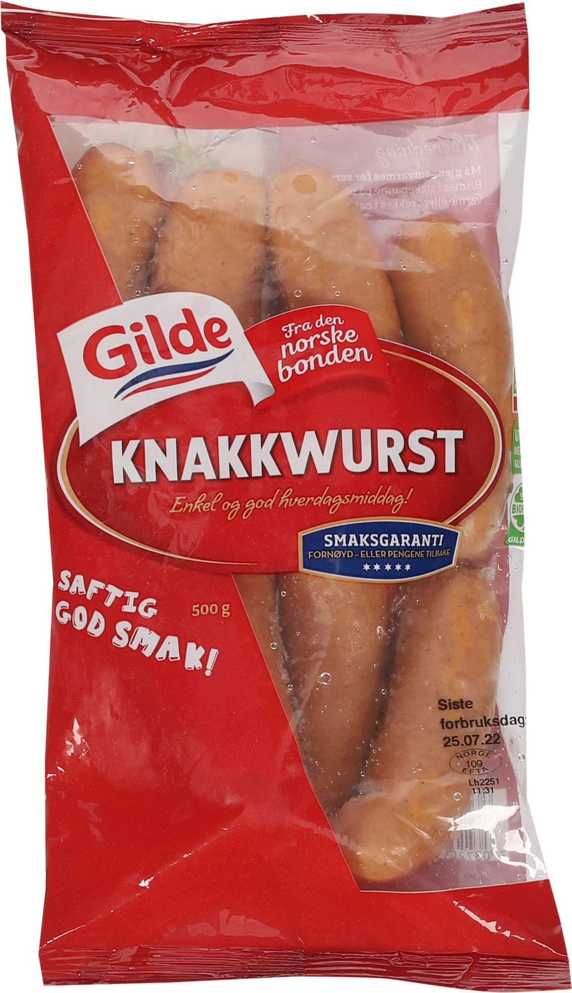 Knakkwurst 500g