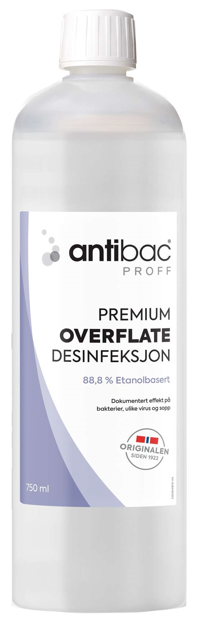 Antibac overflate 88,8% premium 750ml