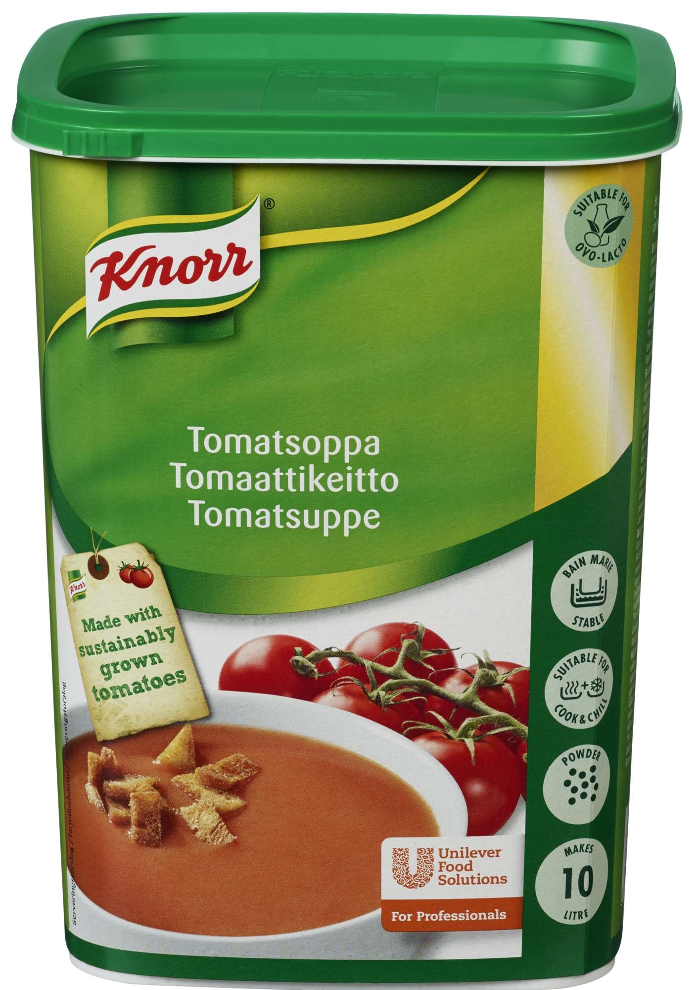 Tomatsuppe pulver 10l 1kg