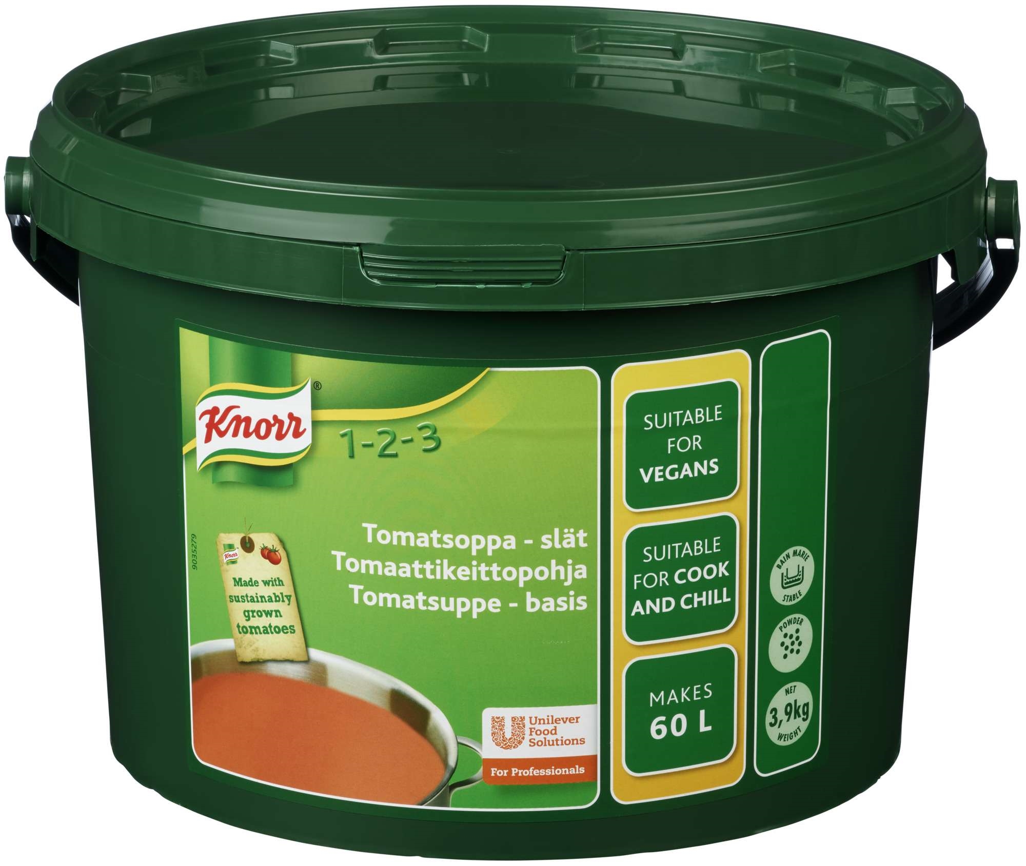Tomatsuppe, basis 60l 3,9kg