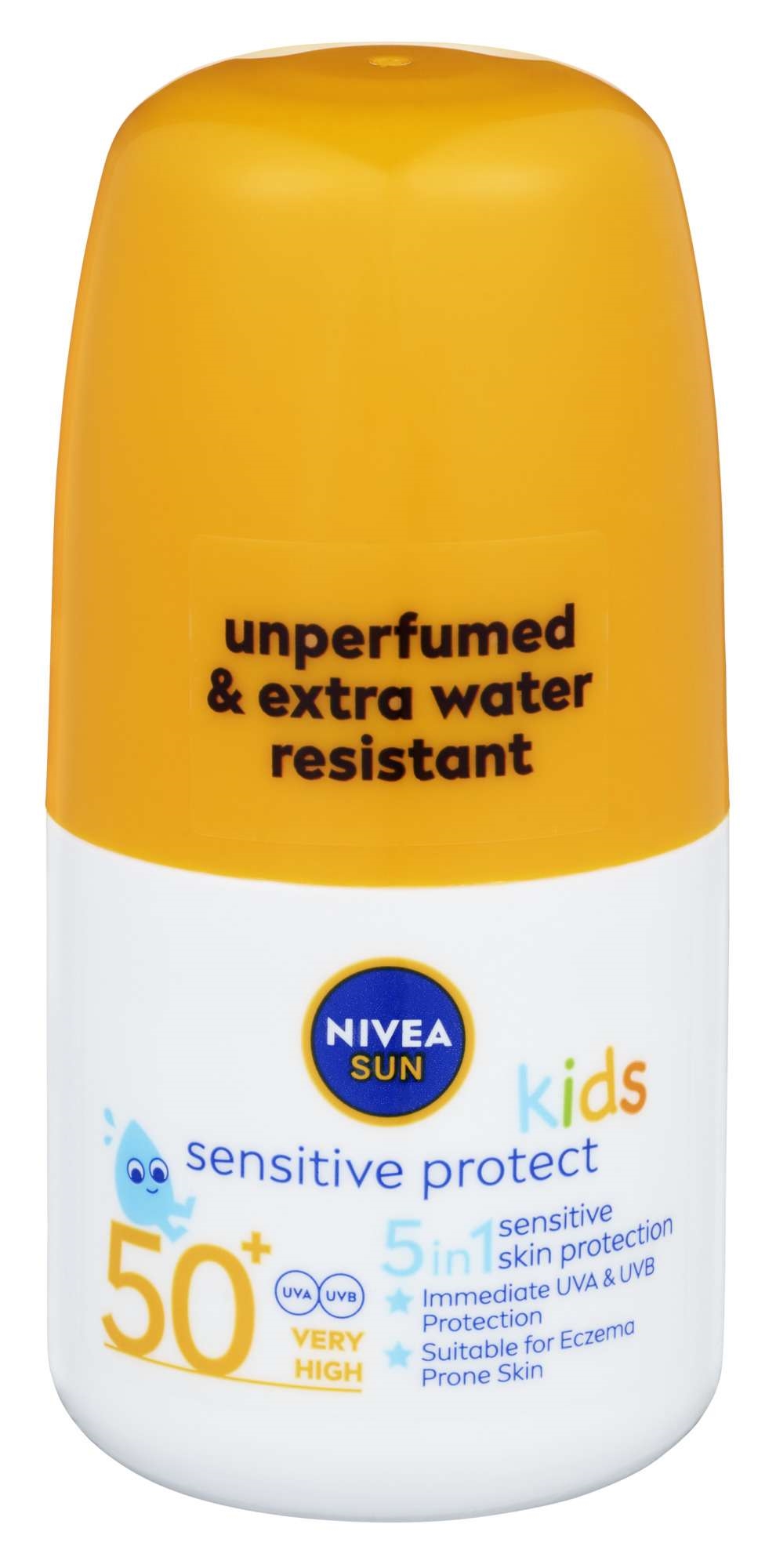 Nivea sun protect & sensitive kids roll-on spf50+ 50ml